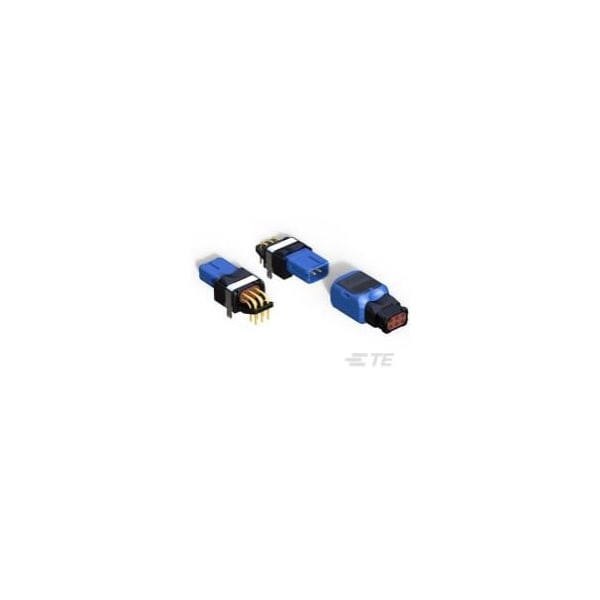Te Connectivity Rectangular Mil Spec Connectors 369 9 Way Inline 90 Pcb Rec, Gold, Skt YD369-G99-NS400000 - main
